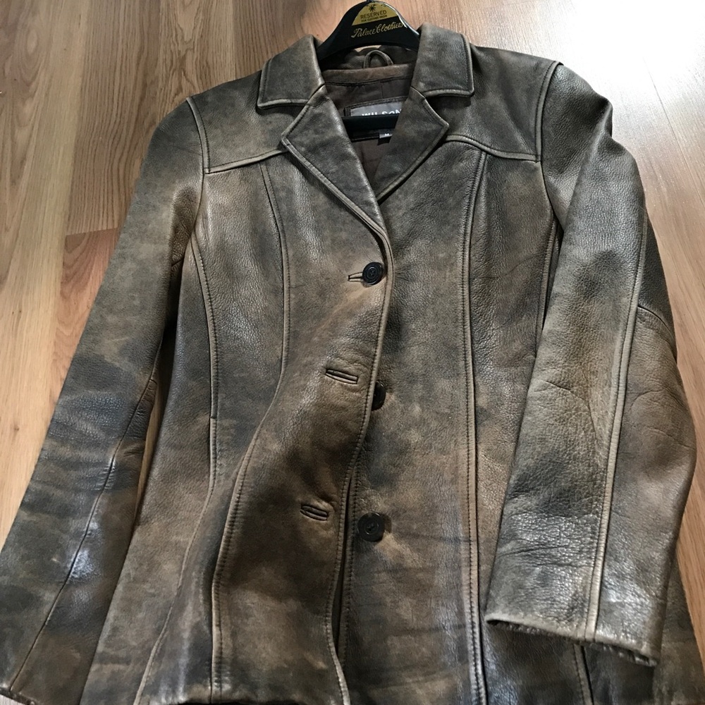 Wilsons leather coat